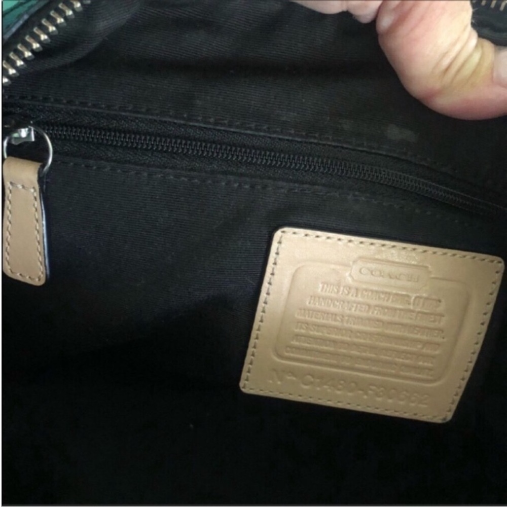 Coach Black and Gray Satchel - Picture 4 of 8